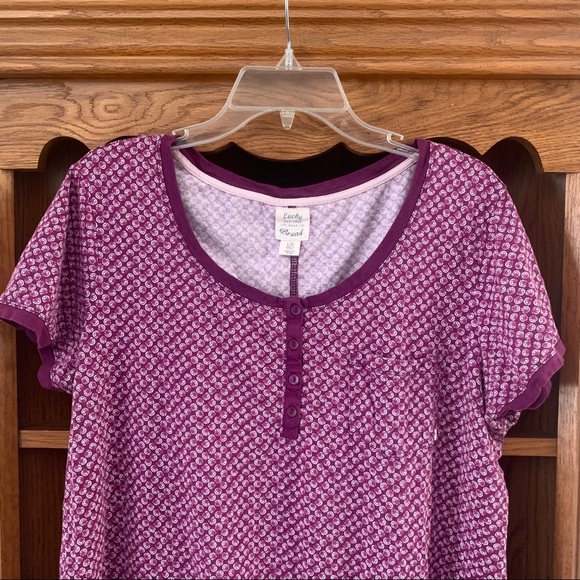 Lucky Brand pajama top size L/G floral print - Picture 3 of 9